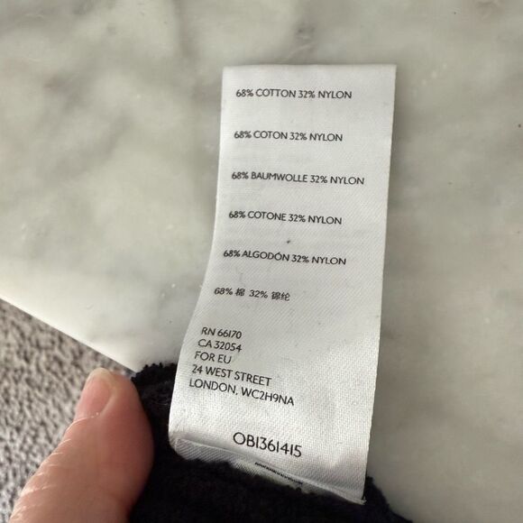 Free People Beach Women’s XL Black Ribbed Wide Leg Jumpsuit - Picture 8 of 8